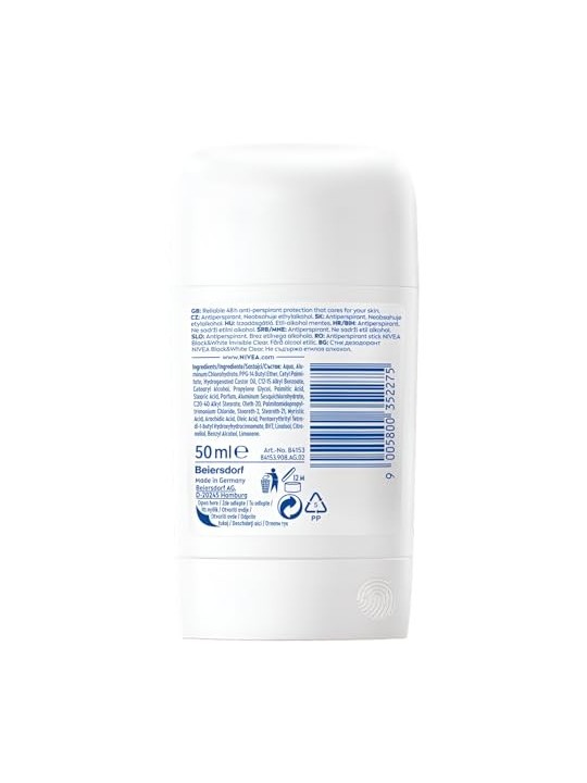 Invisible For Black & White Clear Antiperspirant 50ml