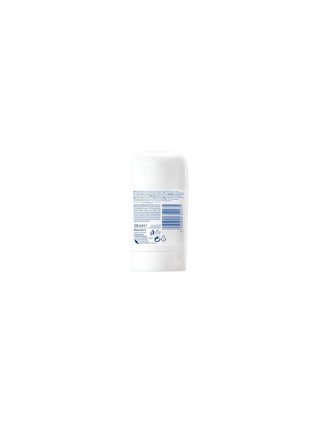 Invisible For Black & White Clear Antiperspirant 50ml