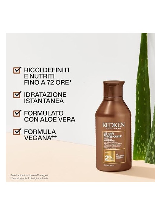 Redken All Soft Mega Curls Shampoo 300ml