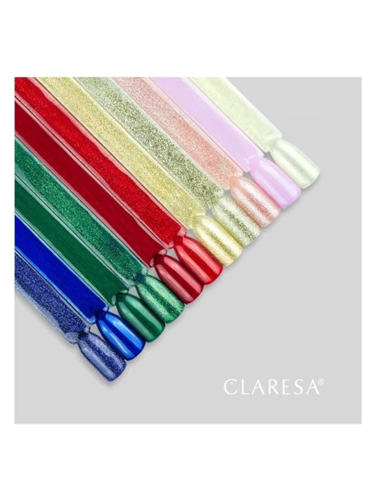 CLARESA Soak Off Vernice ibrida UVLED Sparkle 3 5g