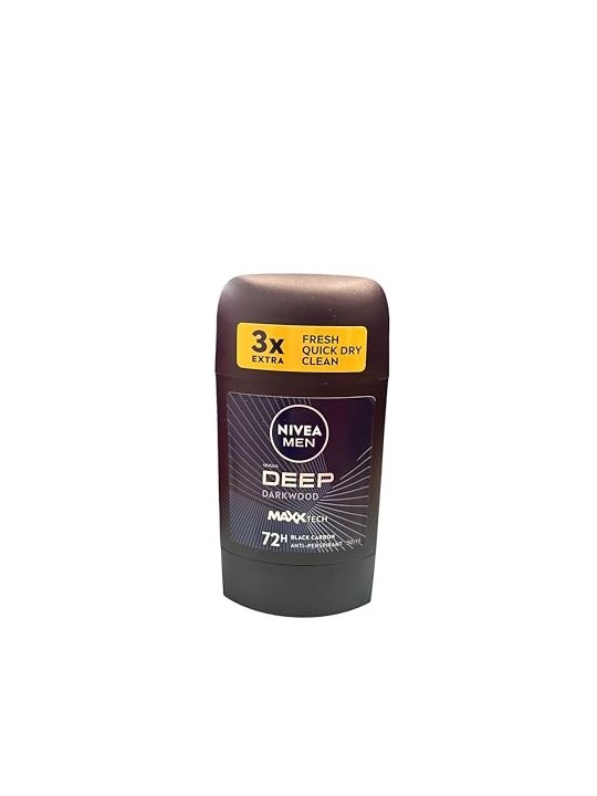 Nivea Antitraspirante da uomo Deep Black Carbon uomo 50ml