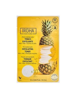 Iroha TONICO ESFOLIANTE tamponi preinumiditi 10 unit unisex