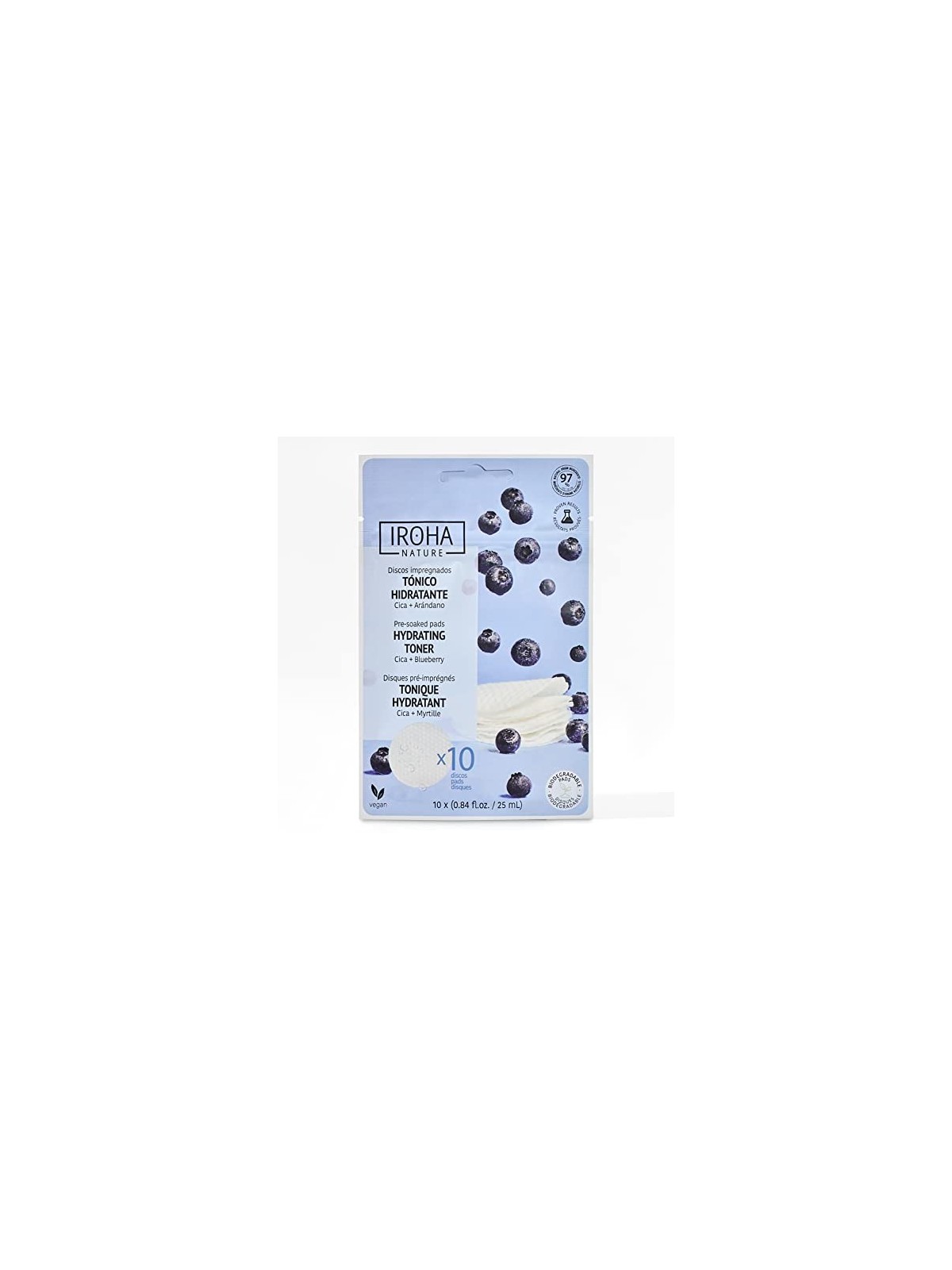 Iroha TONICO IDRATANTE tamponi preinumiditi 10 unit unisex
