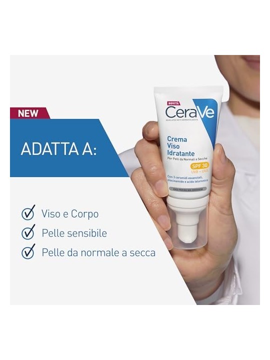 CeraVe Lozione idratante viso SPF30 donna 52ml