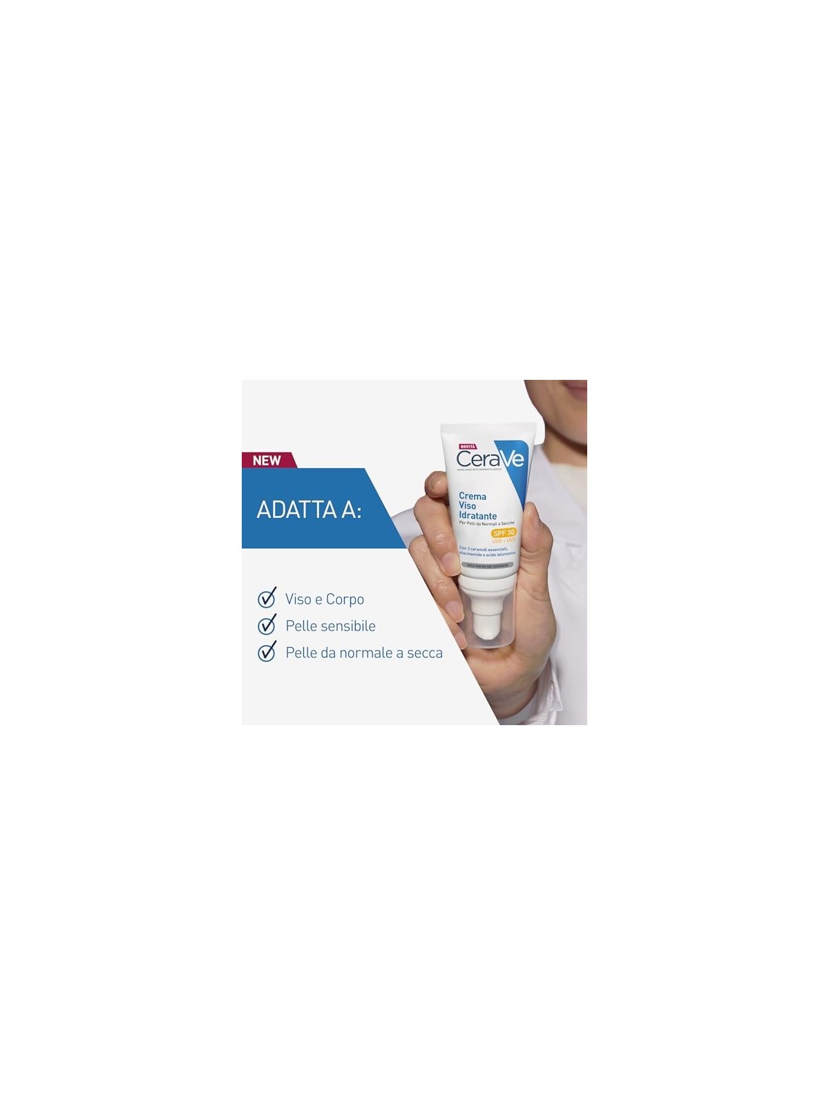 CeraVe Lozione idratante viso SPF30 donna 52ml
