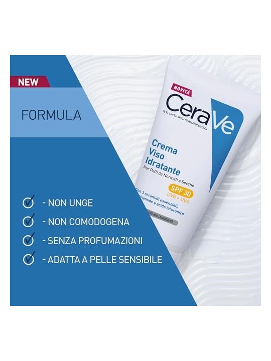 CeraVe Lozione idratante viso SPF30 donna 52ml