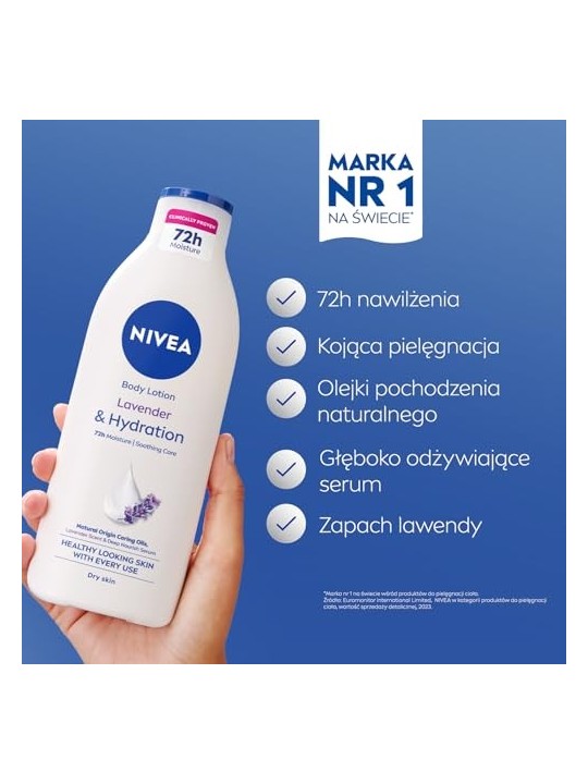 Nivea Lozione per il corpo lavanda donna 400ml
