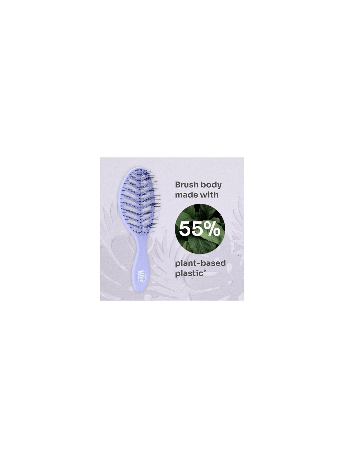 Spazzola per capelli Wet Brush Go Green Speed Dry viola