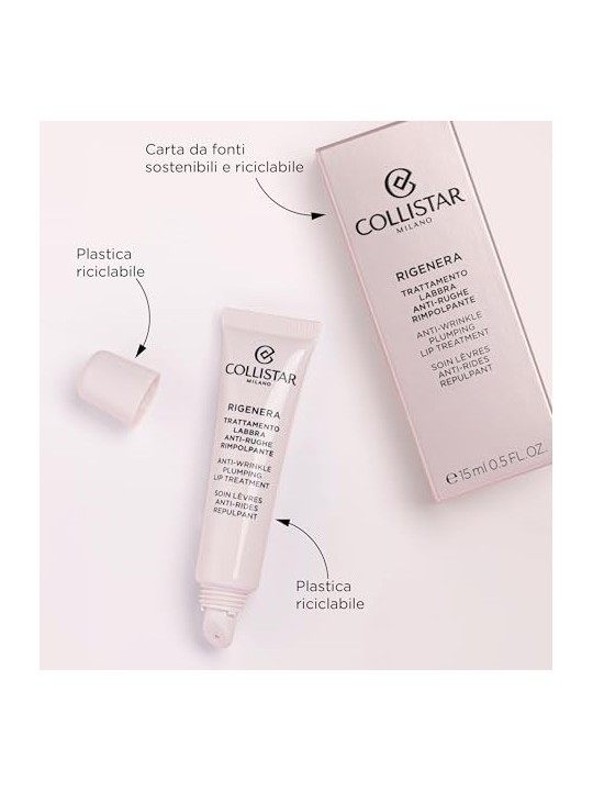 Collistar Rigenera Anti-Wrinkle Plumping Lip Treatment 15ml Collistar www.essenzetotalstyle.com 