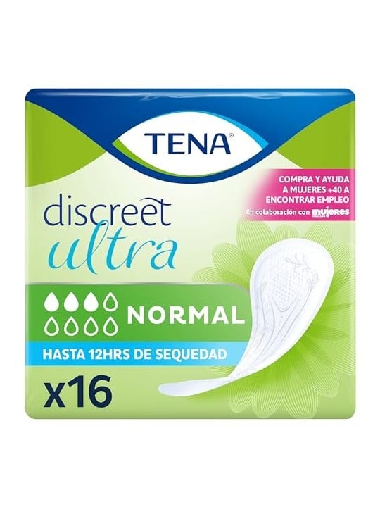 Tena Lady Discreet Ultra Normal Incontinence Pads 16 units