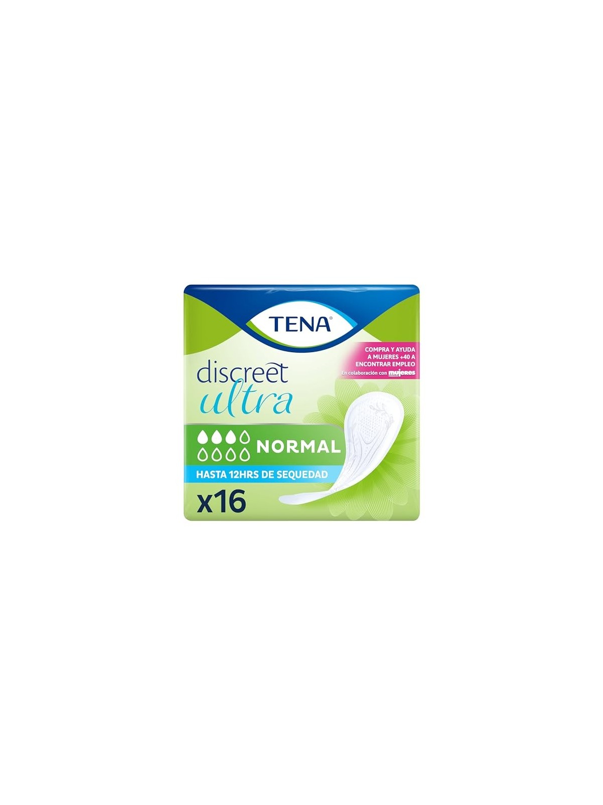 Tena Lady Discreet Ultra Normal Incontinence Pads 16 units