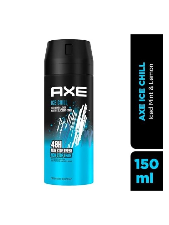 Axe Ice Chill Deodorante Menta Ghiacciata e Limone 150ml Spray per Uomo