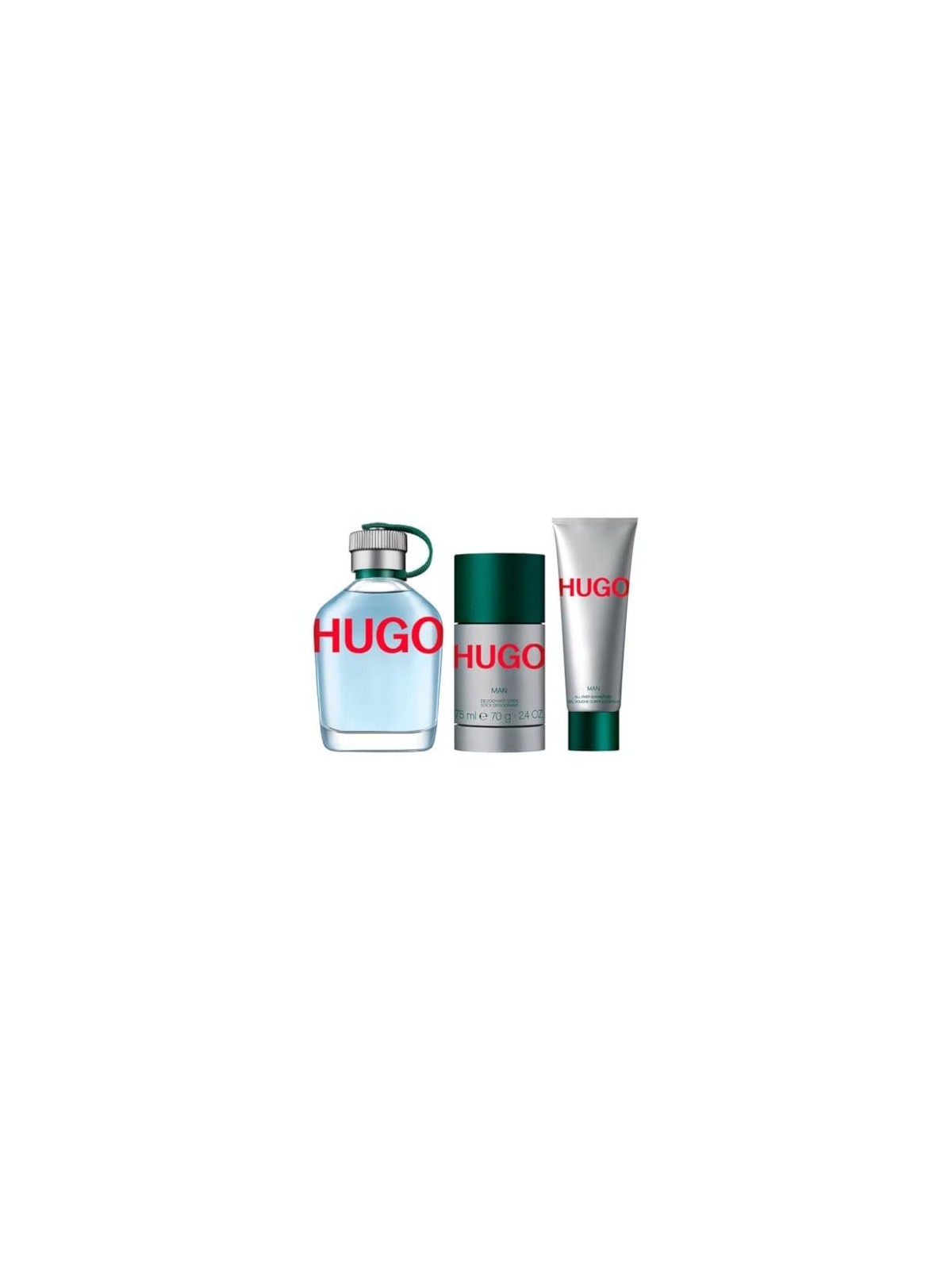 Hugo Boss Hugo Man Giftset 250ml eau de toilette Spray 125ml-Deo Stick 75ml-Shower Gel 50ml