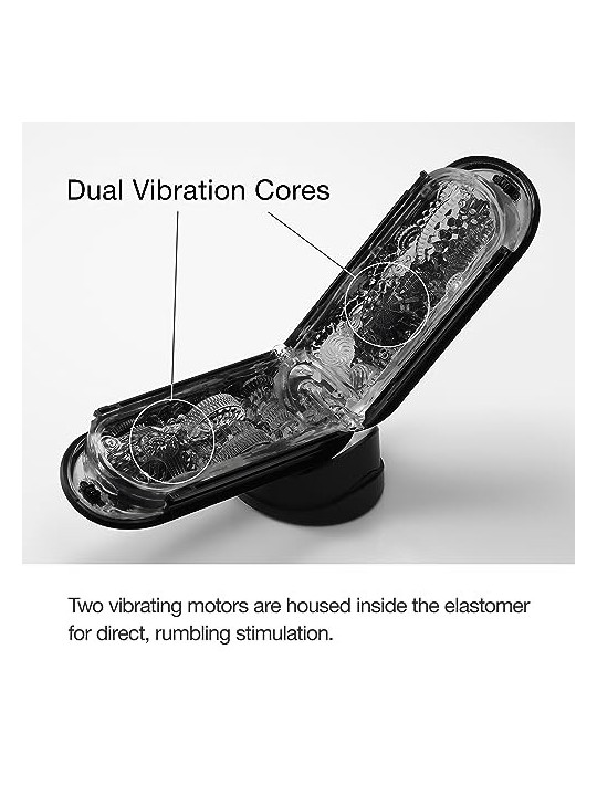 Masturbatore riutilizzabile TENGA Flip Zero Gravity Nero