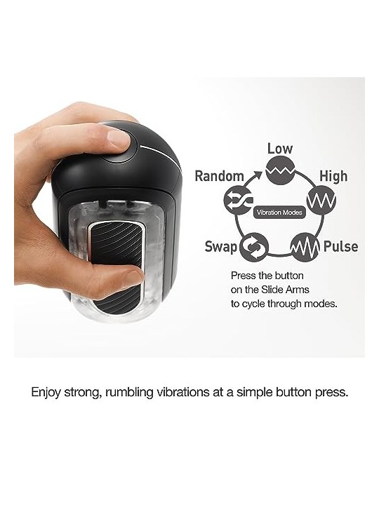 Masturbatore riutilizzabile TENGA Flip Zero Gravity Nero