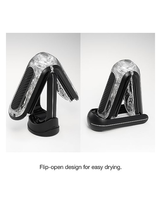 Masturbatore riutilizzabile TENGA Flip Zero Gravity Nero