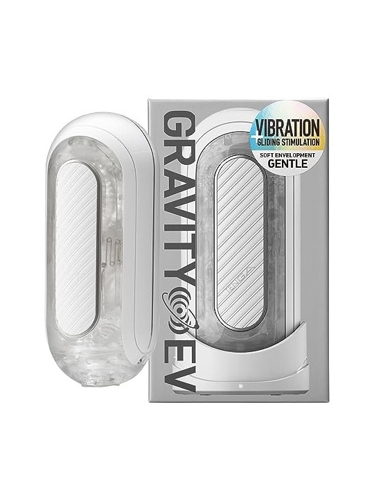 Masturbatore riutilizzabile TENGA Flip Zero Gravity Bianco
