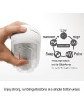 Masturbatore riutilizzabile TENGA Flip Zero Gravity Bianco