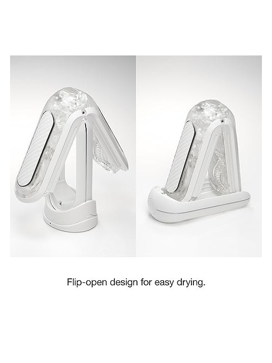 Masturbatore riutilizzabile TENGA Flip Zero Gravity Bianco