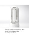 Masturbatore riutilizzabile TENGA Flip Zero Gravity Bianco