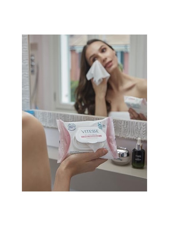 Vitesse TRIMINERAL PELLE SENSIBILE salviette struccanti 25 unit unisex