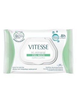 Vitesse TRIMINERAL PELLE MISTA salviette struccanti 25 unit 