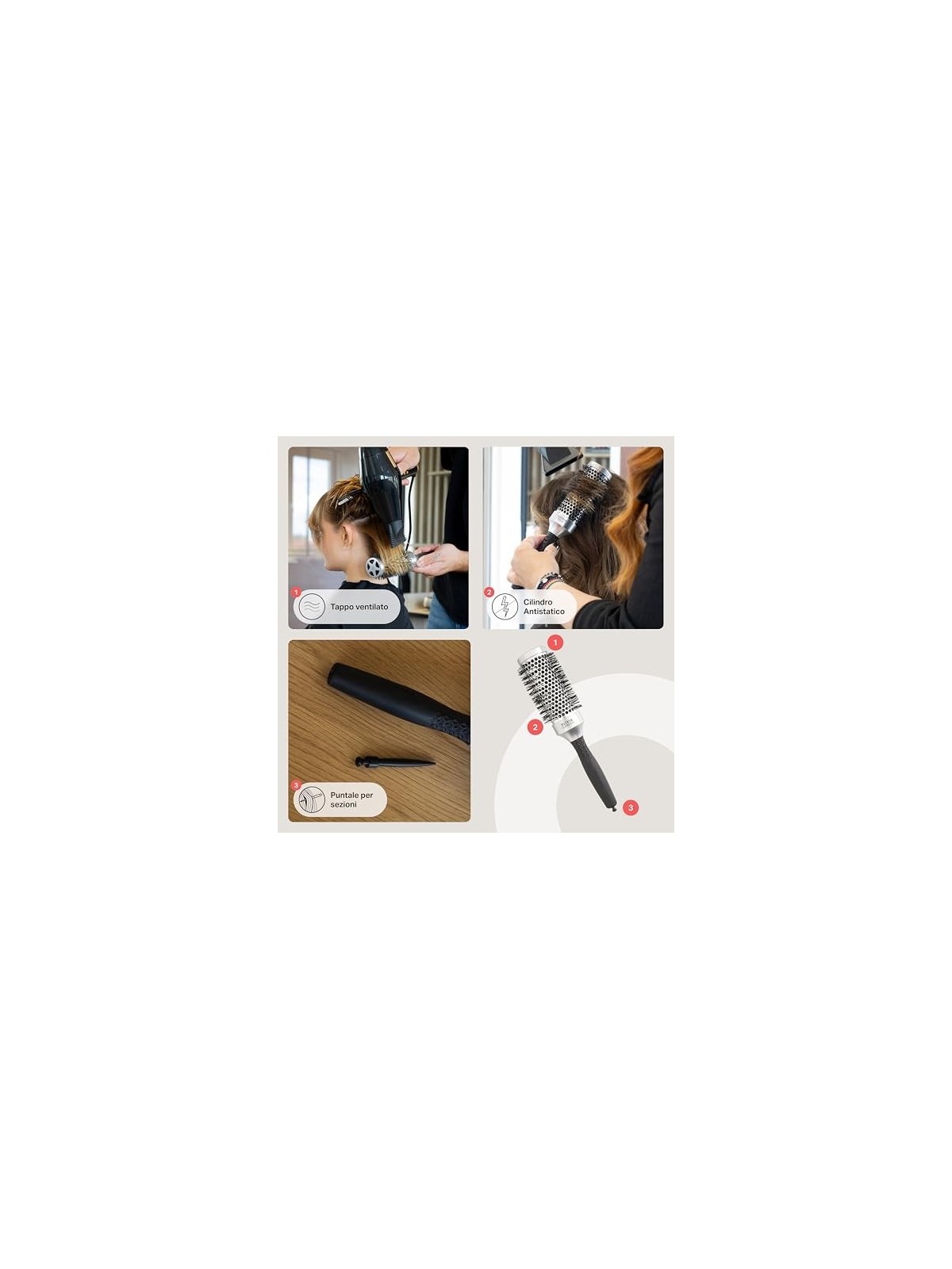 Essential Blowout Antistatic Hair Brush OLIVIA GARDEN