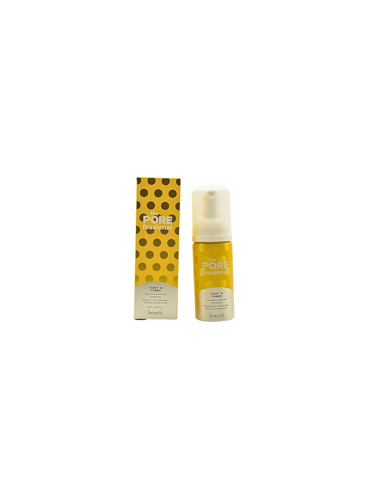 Benefit Tonico viso in schiuma The Pore Fessional Tight `N Toned Schiuma tonificante AHA + PHA Pore-Refining - Volume: 60ml donn