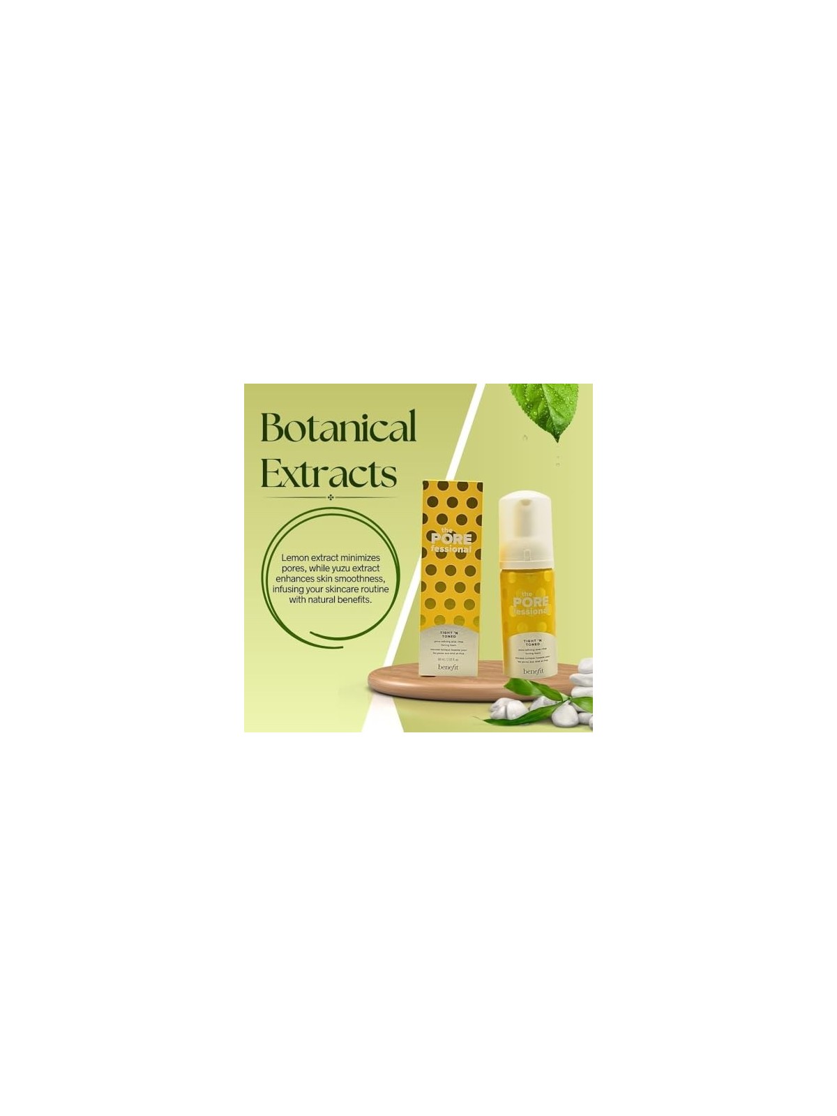 Benefit Tonico viso in schiuma The Pore Fessional Tight `N Toned Schiuma tonificante AHA + PHA Pore-Refining - Volume: 60ml donn