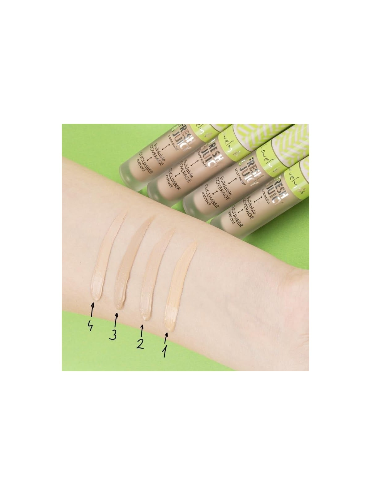 LOVELY FreshJuice Concealer correttore viso con estratto di cetriolo 2 48 g