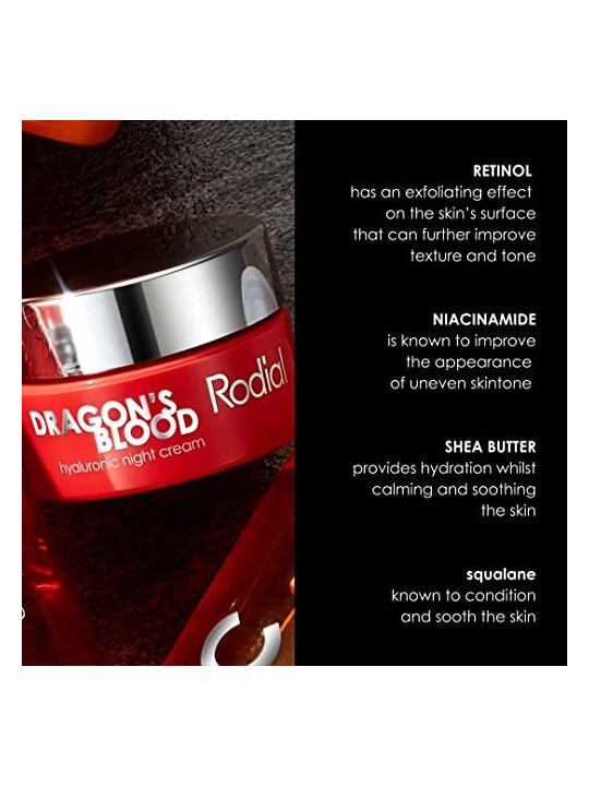 Rodial Dragon's Blood Hyaluronic Night Cream 10ml acquista 