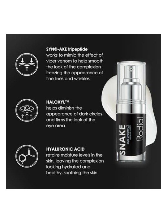Rodial Snake Eye Cream O2 15ml RODIAL www.essenzetotalstyle.com 