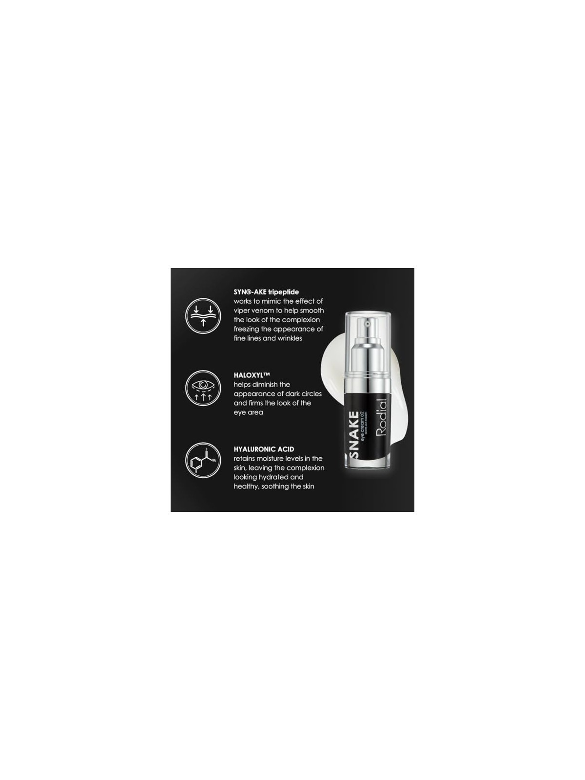 Rodial Snake Eye Cream O2 15ml RODIAL www.essenzetotalstyle.com 