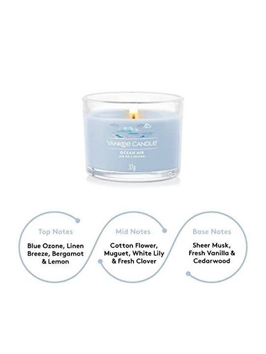 Yankee Candle Aria dellOceano profumo delloceano unisex 37 0g Yankee Candle www.essenzetotalstyle.com 