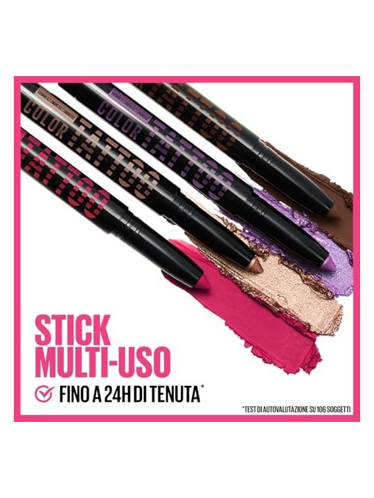 Maybelline Colore Tattoo 24H Eyestix 14 g donna 50 I Am Unique