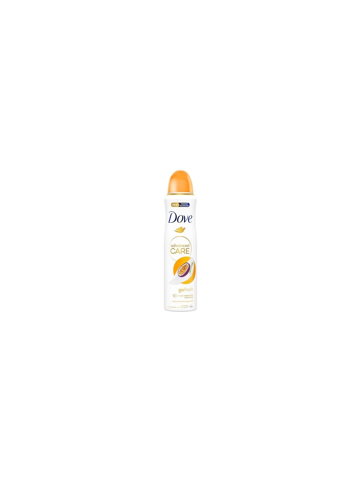 Deodorante Dove Passione Frutta e Lemongrass 72 ore donna