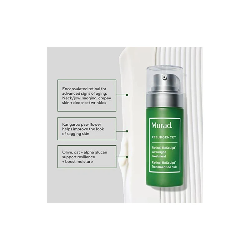 Murad Retinal Resculpt Overnight Treatment 30ml Murad Skincare www.essenzetotalstyle.com 