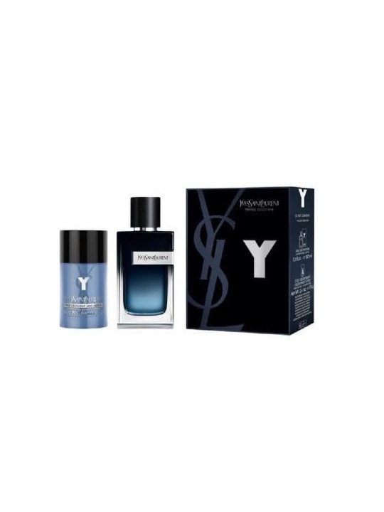 YSL Y For Men Giftset 175ml eau de parfum Spray 100ml-Deo Stick 75gr