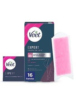 Veet EXPERT BODY strisce di cera per pelle normale 16 unit donna