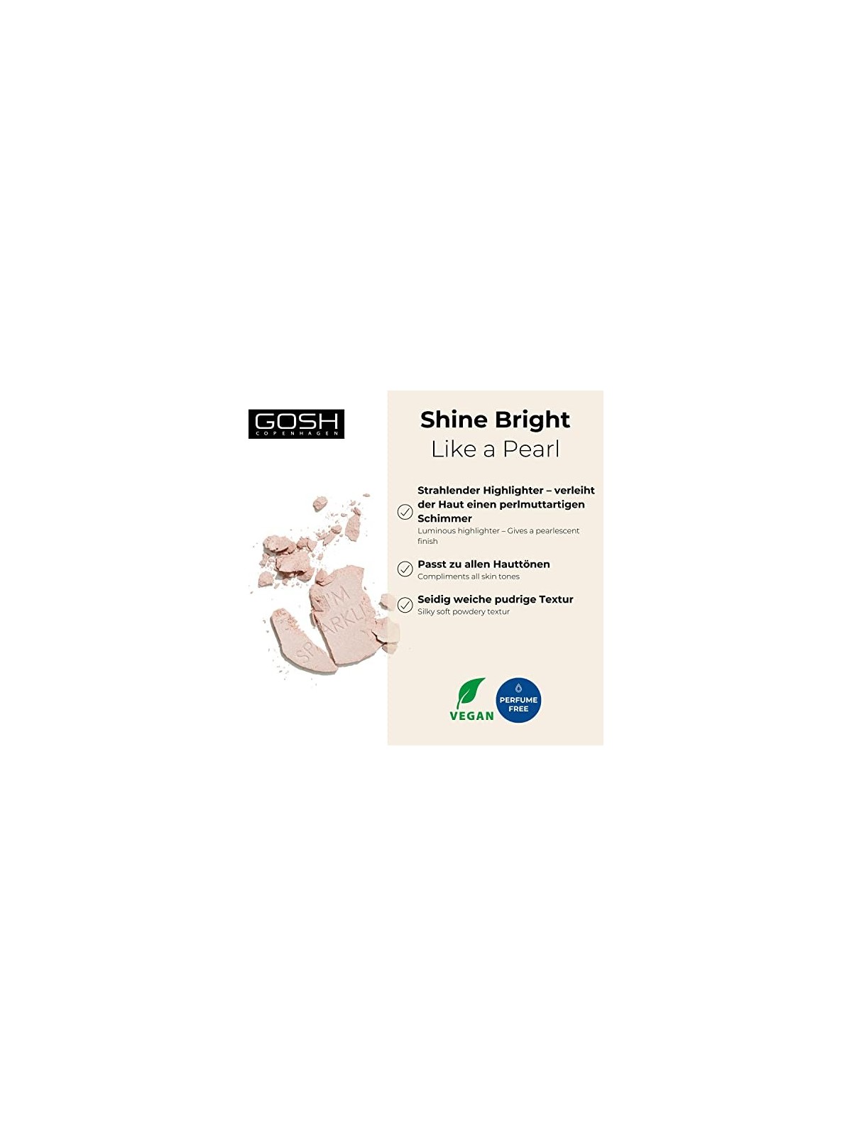 Gosh I'm Sparkling 003 Pearl Dust 550g unisex
