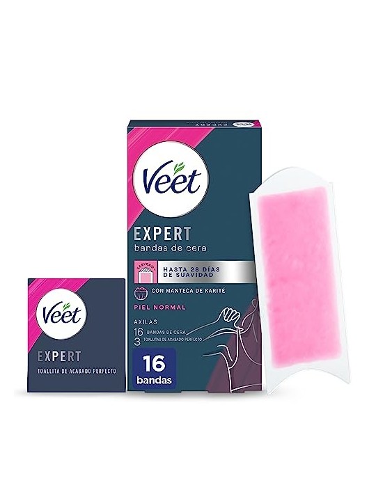 Veet EXPERT ASCELLE strisce depilatorie cera pelle normale 16 unit unisex