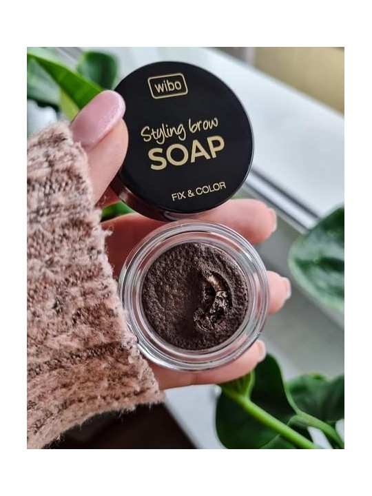 Sapone per lo styling delle sopracciglia WIBO Styling Brow Soap Fix & Color 45ml