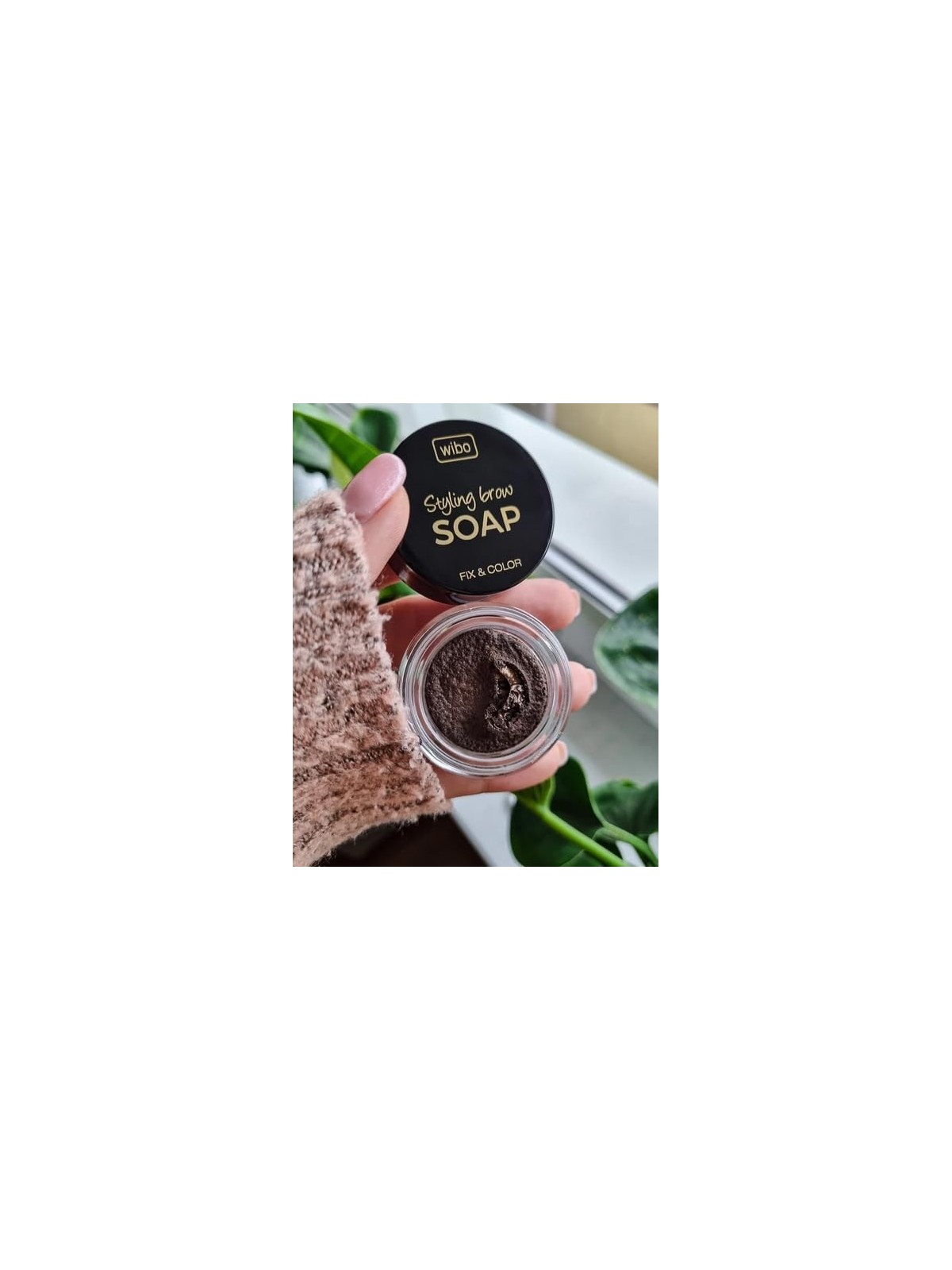 Sapone per lo styling delle sopracciglia WIBO Styling Brow Soap Fix & Color 45ml