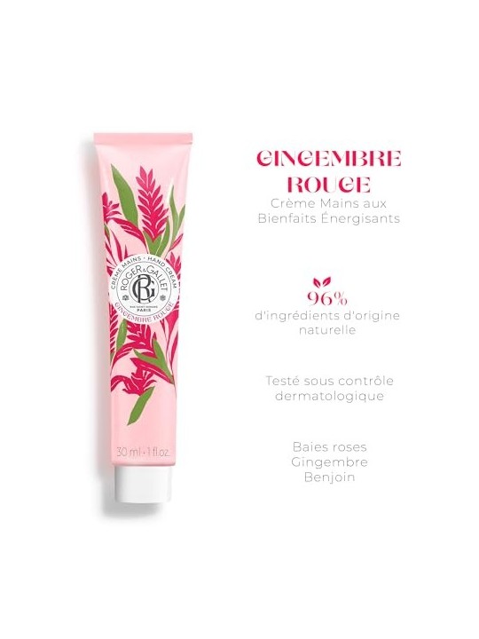 Roger & Gallet GINGEMBRE ROUGE hand and nail cream 30ml unisex