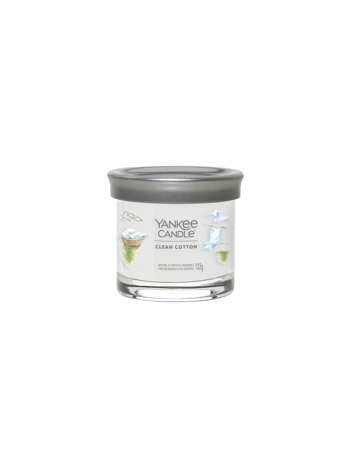 Yankee Candle Candela Tumbler Signature Cotone Pulito ist bavlna Candela Profumata unisex 122 0g