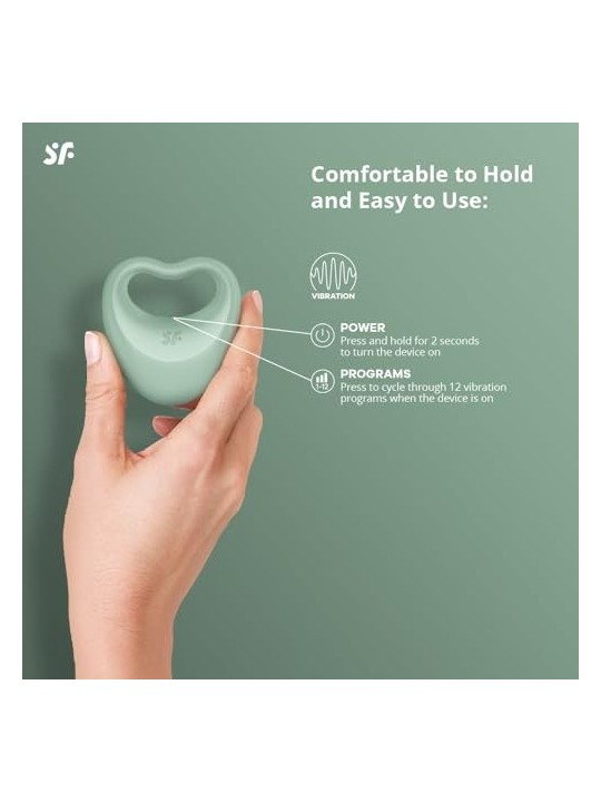 SATISFYER uso versatile vibratore ibrido per dito 1un uomo