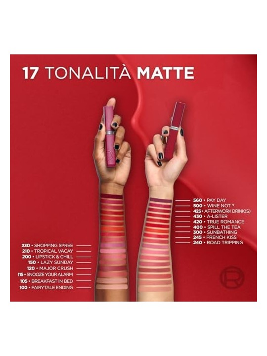 Rossetto liquido L'Orï¿½ï¿½al Paris INFAILLIBLE MATTE RESISTANCE 115 - snooze your wing 5ml