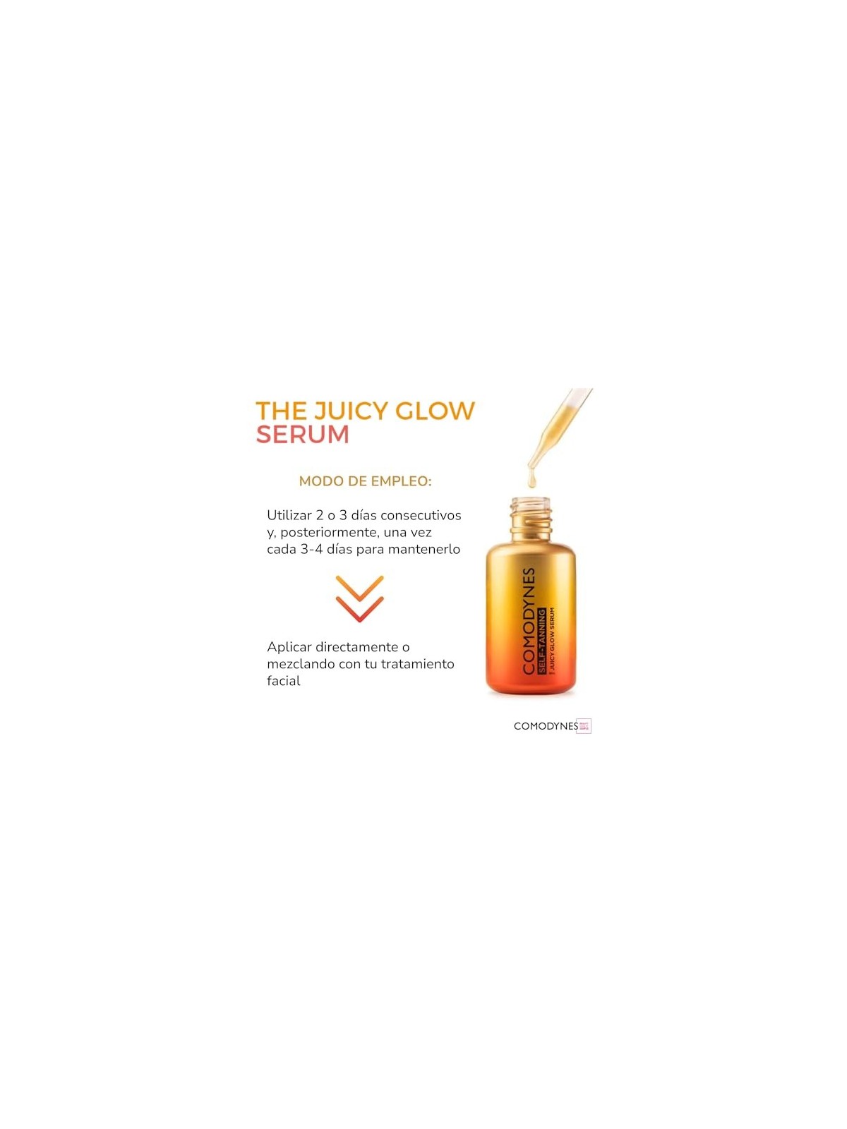 Comodynes THE JUICY GLOW siero autoabbronzante 30ml unisex