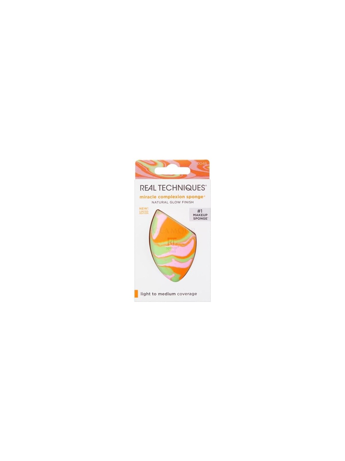 Real Techniques Miracle Complexion Sponge Orange Swirl Edizione limitata donna 1 unit