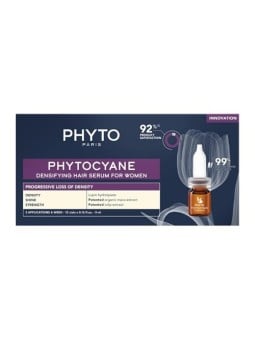 Set Trattamento Phyto Phytocyane Donna - Progressivo 60ml 12x5ml Fiale - Anticaduta